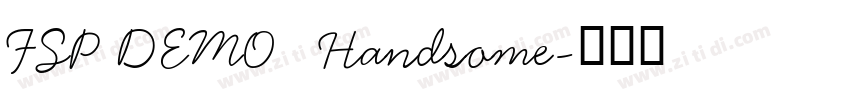 FSP DEMO   Handsome字体转换